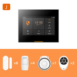 Carregue a imagem no visualizador da Galeria, Staniot WIFI Version Tuya Intelligent Wireless WiFi House Security Alarm System Kits Compatible with Alexa and Google Home  Amaijoin
