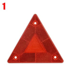 Carregue a imagem no visualizador da Galeria, 2/1Pcs Triangle Warning Reflective Strips Vehicle Stop Warning Sign Red Safety Reflector for Trailer RV Board Truck Plate Light  Amaijoin
