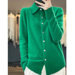 Carregue a imagem no visualizador da Galeria, 2023 Autumn and Winter Women&#39;s cardigan Women&#39;s cashmere sweater Women&#39;s sweater Fashion cardigan Women&#39;s coat  Amaijoin
