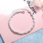 Carregue a imagem no visualizador da Galeria, 925 Sterling Silver Stars Bracelets For Women Fashion Korean Designer Frosted Bead Bracelet Beautiful Party Wedding Jewelry Gift  Amaijoin
