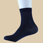 Carregue a imagem no visualizador da Galeria, Birdtree 80%Mulberry Silk 20% Cotton Socks Men Short Breathable Odorless Thickened Warm Knitted Socks Spring and Autumn A37210QC  Amaijoin
