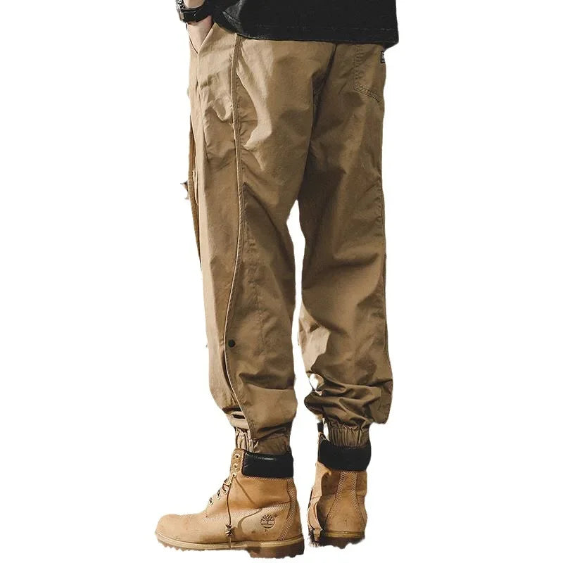 HOUZHOU Techwear Cargo Pants Men Black Cargo Trousers Male Vintage Japanese Streetwear Hip Hop Pockets Casual Safari Style Loose  Amaijoin