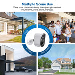 Carregue a imagem no visualizador da Galeria, 5MP Smart Surveillance Built In Battery WiFi Camera PIR Motion Detection Outdoor Waterproof CCTV Security Protection Camcorder  Amaijoin
