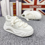 Load image into Gallery viewer, Chunky Sneaker Men Designer Air Cushion Board Shoes Fashion Casual Split Leather Breathable Height Increased Flat Platform Shoes  Amaijoin
