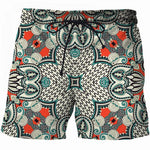 Carregue a imagem no visualizador da Galeria, Retro Luxury 3d Print Floral Beach Shorts For Men Summer Swimming Trunks Surf Board Shorts Popular Streetwear Sports Short Pants  Amaijoin
