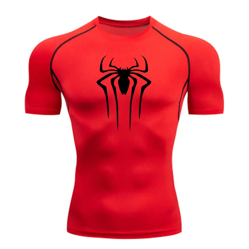 New Compression Shirt Men Fitness Gym Super Hero Sport Running T-Shirt Rashgard Tops Tee Quick Dry Short Sleeve T-Shirt For Men  Amaijoin