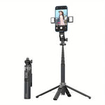 Carregue a imagem no visualizador da Galeria, Xiaomi Selfie Stick Extendable Selfie Stick135cm Tripod with 2 LED Light for Vlogging, Live Streaming, Travel  Amaijoin
