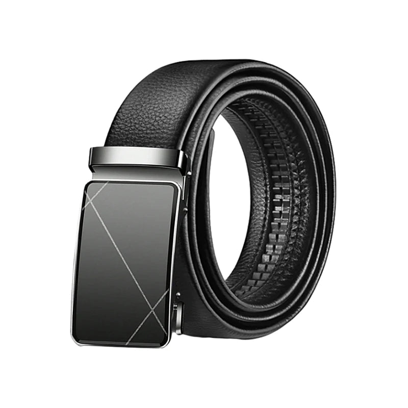 Famous men's belt, high-quality luxury leather belt, men's belt, alloy automatic buckle  Amaijoin