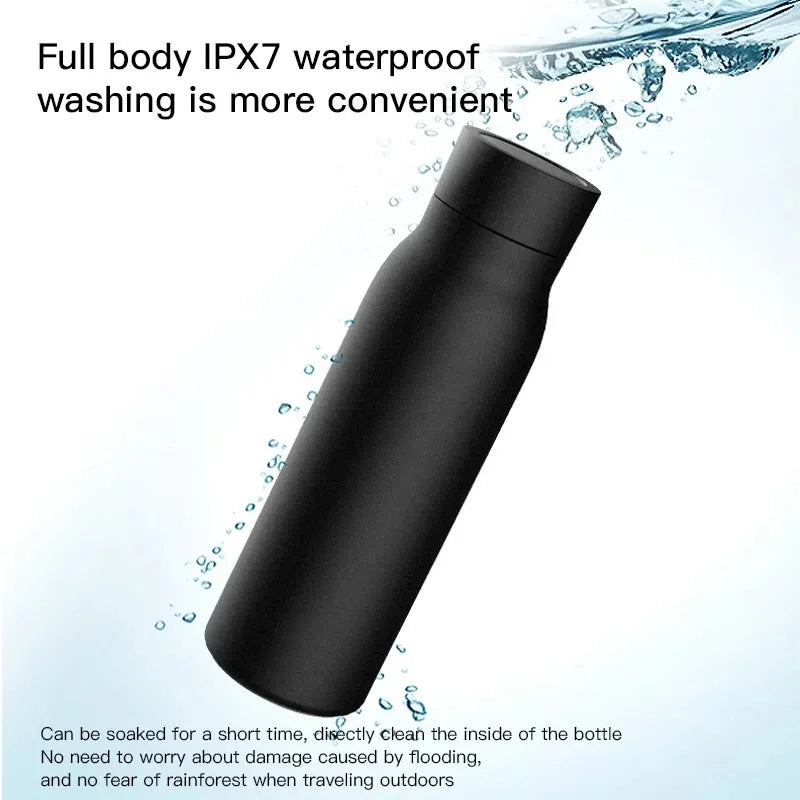 Tuya Bluetooth Smart Water Bottle Drinking Reminder Temperature Display Water Consumption Record Warm and Cold Insulation Bottle  Amaijoin