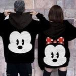 Carregue a imagem no visualizador da Galeria, Couple Outfit Disney Hoodies Minnie Mouse Women&#39;s Casual Sweatshirt Couple Hoodie Men&#39;s Women Clothing Mickey Y2k Print Top  Amaijoin
