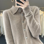 Carregue a imagem no visualizador da Galeria, 2023 Autumn and Winter Women&#39;s cardigan Women&#39;s cashmere sweater Women&#39;s sweater Fashion cardigan Women&#39;s coat  Amaijoin
