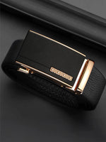 Load image into Gallery viewer, Famous men&#39;s belt, high-quality luxury leather belt, men&#39;s belt, alloy automatic buckle  Amaijoin
