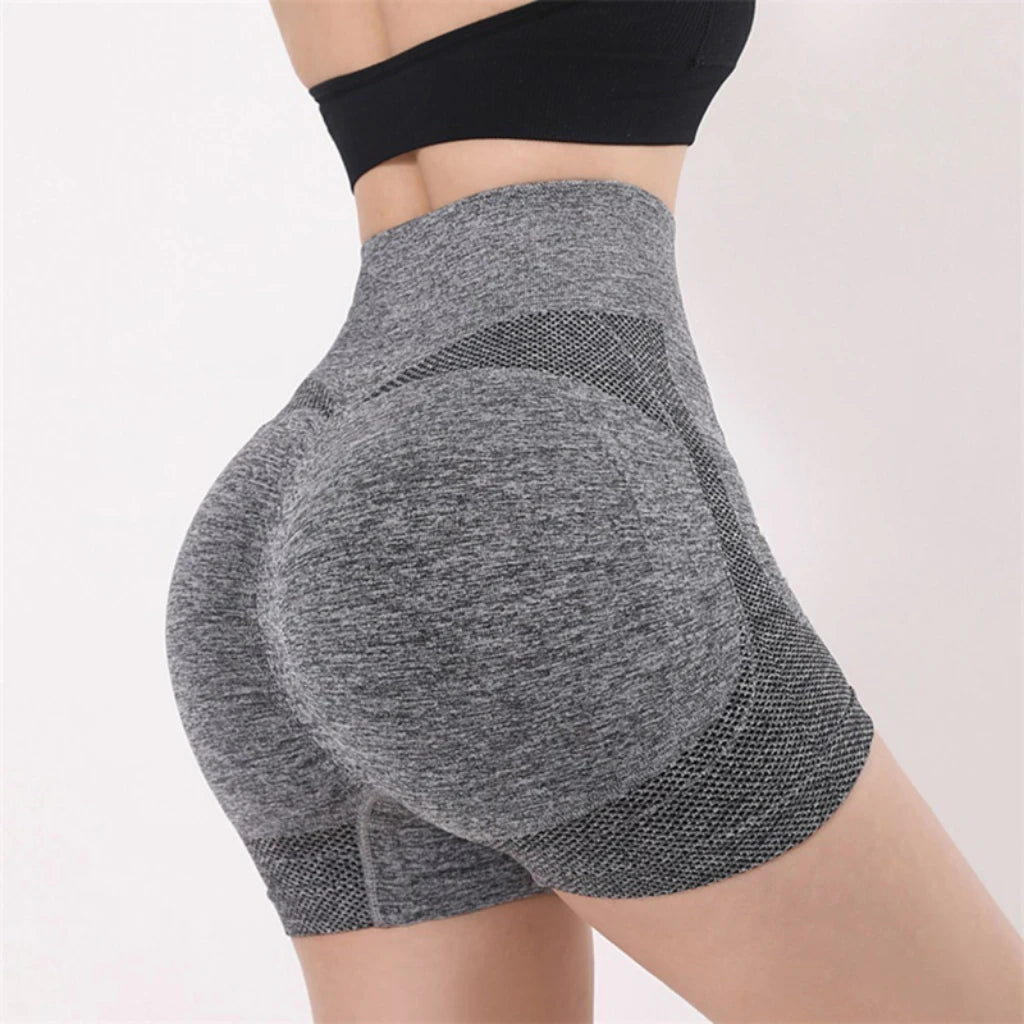 Women Yoga Shorts High Waist Workout Shorts Fitness Yoga Lift Butt Fitness Ladies Yoga Gym Running Short Pants Sportswear  Amaijoin