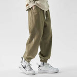 Load image into Gallery viewer, HOUZHOU Japanese Cargo Pants Male Oversize Korean Khaki Outdoor Loose Casual Trousers Big Size Harajuku Streetwear Hip Hop 4XL  Amaijoin
