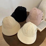 Carregue a imagem no visualizador da Galeria, Foldable Wide Brim Ponytail Sun Hat Drawstring Adjustable Cap  Summer Quick-dry Visor Fisherman CapFor Women Beach Hat  Amaijoin
