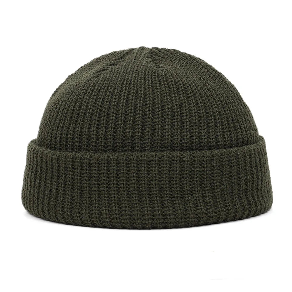 Winter Warm Beanies Casual Short Thread Hip Hop Hat Adult Men  Female Wool Knitted Skull Cap Elastic  Unisex  Amaijoin