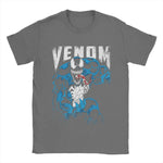 Carregue a imagem no visualizador da Galeria, Men Disney Venom Marvel T Shirts Pure Cotton Tops Novelty Short Sleeve Round Collar Tees Party T-Shirt  Amaijoin
