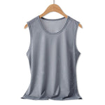 Carregue a imagem no visualizador da Galeria, Men Vest Ice Silk Quick-drying Bodybuilding Tank Fitness Muscle Mesh Breathable Sleeveless T-Shirts Casual Sport Tops Undershirt  Amaijoin
