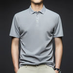 Load image into Gallery viewer, Men&#39;s Fashion Solid Short Sleeved Polo Shirt Summer Breathable Comfortable Top  Amaijoin
