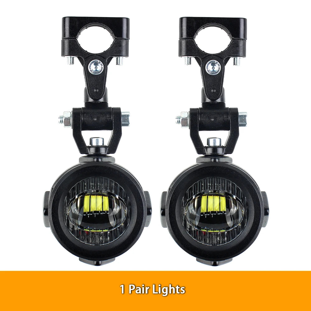 Upgrade Motorcycle fog light Auxiliary Lights Brighter Lamp 40W 6000K for BMW R1200GS F800GS F700GS F650 K1600  Amaijoin