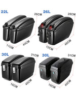 Load image into Gallery viewer, Motorcycle Hard Bags Universal Hard Trunk Box Saddle Bag Travel Luggage Bag for Suzuki for Kawasaki for Honda Shadow for Softail  Amaijoin
