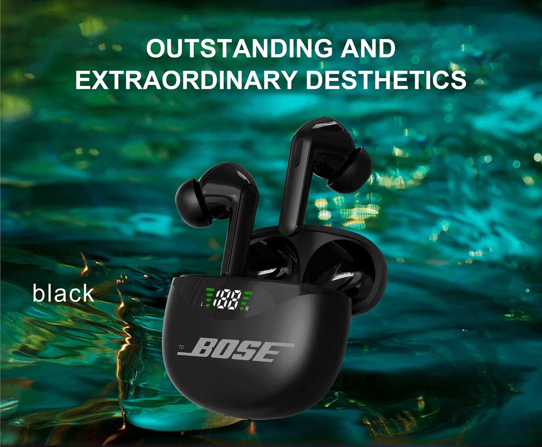 Original For toBOSE Bluetooth  Earphones TWS Sports Headphones Wireless Earbuds Dual HD Mic Headset LED Display Gaming Earphones  Amaijoin