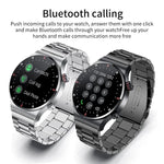 Carregue a imagem no visualizador da Galeria, Xiaomi NFC Bluetooth Call Smart Watch Men Full Screen Sports Bracelet Waterproof ECG Health Monitor SmartWatch for IOS Android  Amaijoin
