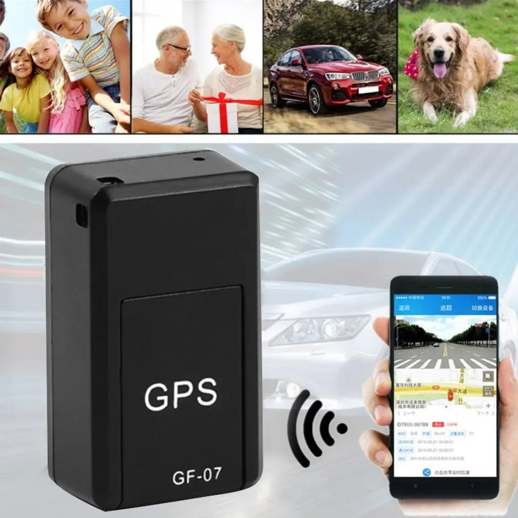 Mini Magnetic Car Vehicle GSM GPRS GPS Tracker Locator Real Time Tracking Portable Car GPS Trackers GF-07 Tracking Device  Amaijoin