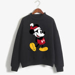 Carregue a imagem no visualizador da Galeria, Sweatshirts Turtleneck Minnie Kawaii Cartoon  Anime Sweatshirt Disney Mickey Mouse Hoodie Clothes Girl Boy Top Hoodies  Amaijoin
