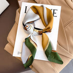 Carregue a imagem no visualizador da Galeria, New Satin Shawl Design Wild leopard Print Silk Square Women neck scarves Wrap Headkerchief Beach Hair Band women&#39;s bandana  Amaijoin
