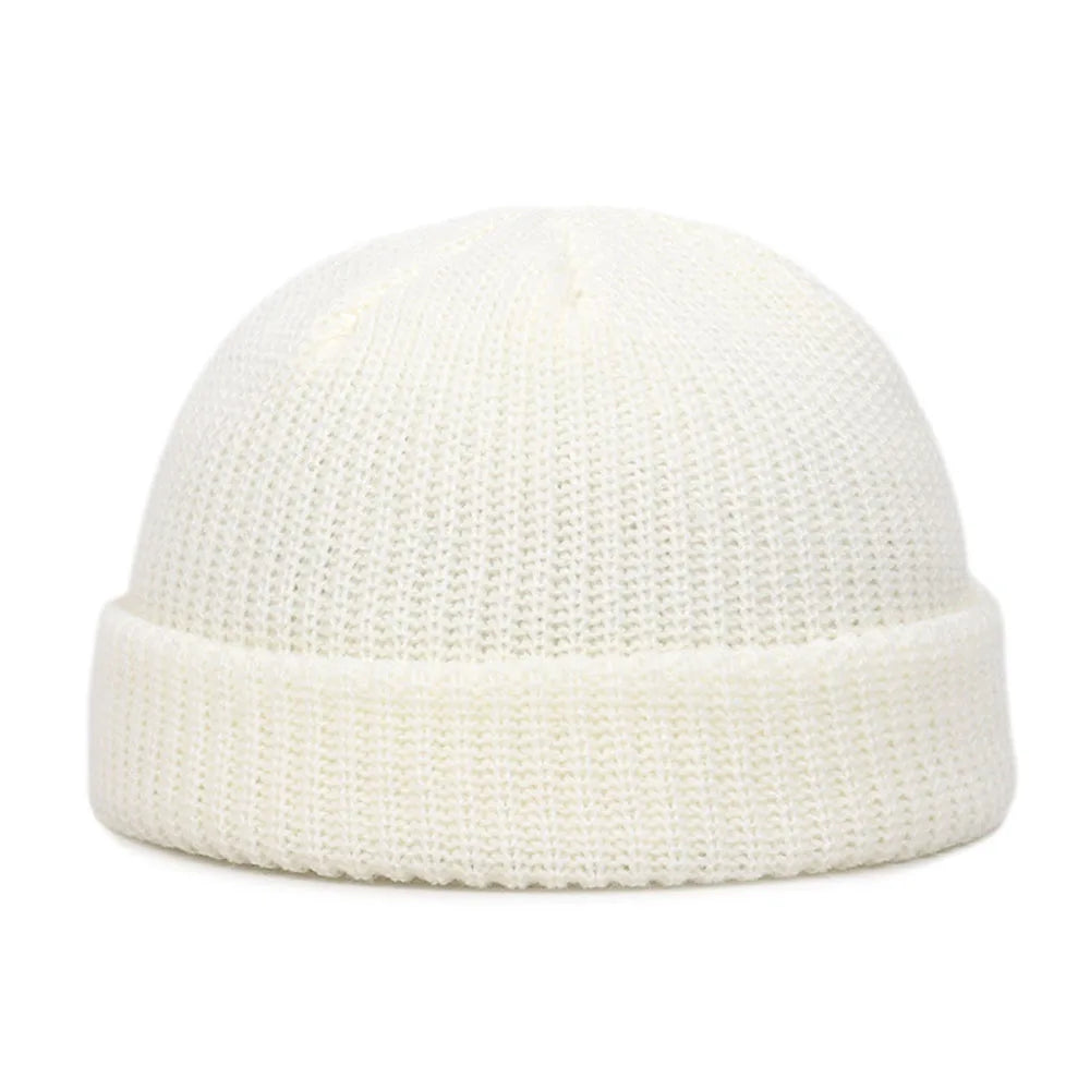 Winter Warm Beanies Casual Short Thread Hip Hop Hat Adult Men  Female Wool Knitted Skull Cap Elastic  Unisex  Amaijoin