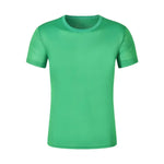 Carregue a imagem no visualizador da Galeria, Unisex T-shirt Fade-resistant Exquisite Edging Polyester Quick Dry Solid Color Pullover Top for Daily T-Shirt Men&#39;s Clothing  Amaijoin
