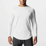 Carregue a imagem no visualizador da Galeria, High Elasticity Tight Long Sleeve Quick Dry T-Shirt Fashion Hip Hop Men Fitness Sport Shirt Gym Bodybuilding Workout Muscle Tops  Amaijoin
