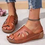 Carregue a imagem no visualizador da Galeria, Women Sandals Women Heels Sandals With Wedge Summer Shoes For Women Platform Sandals 2024 Summer Slippers Heeled Sandalias Mujer  Amaijoin
