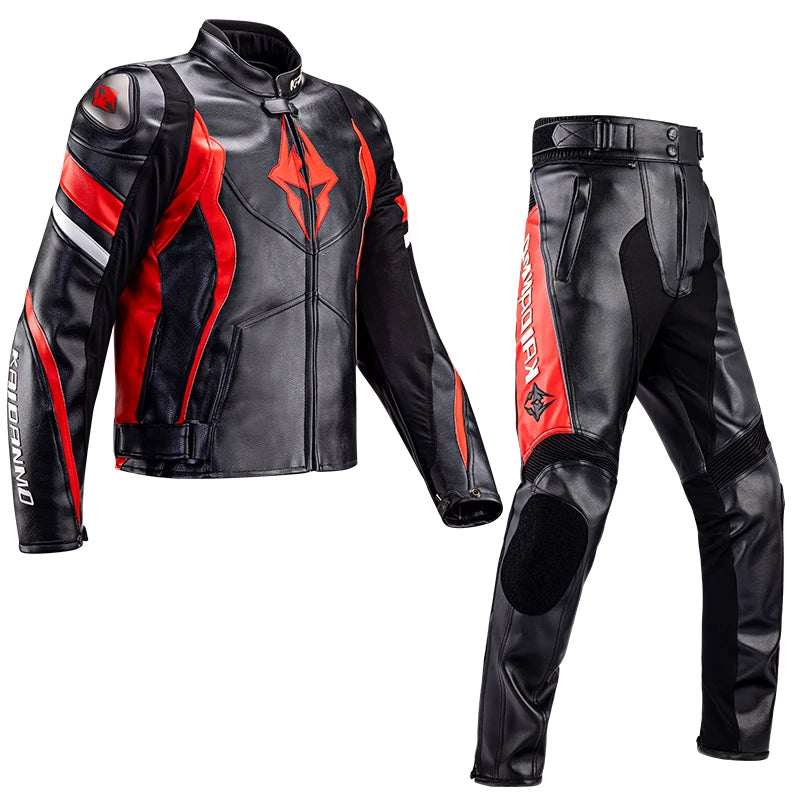 Motorcycle Coat Male Waterproof Winter Warm Racing Suit Four Seasons Motorcycle Female Windproof Rain And Fall Leather Motorcycl  Amaijoin