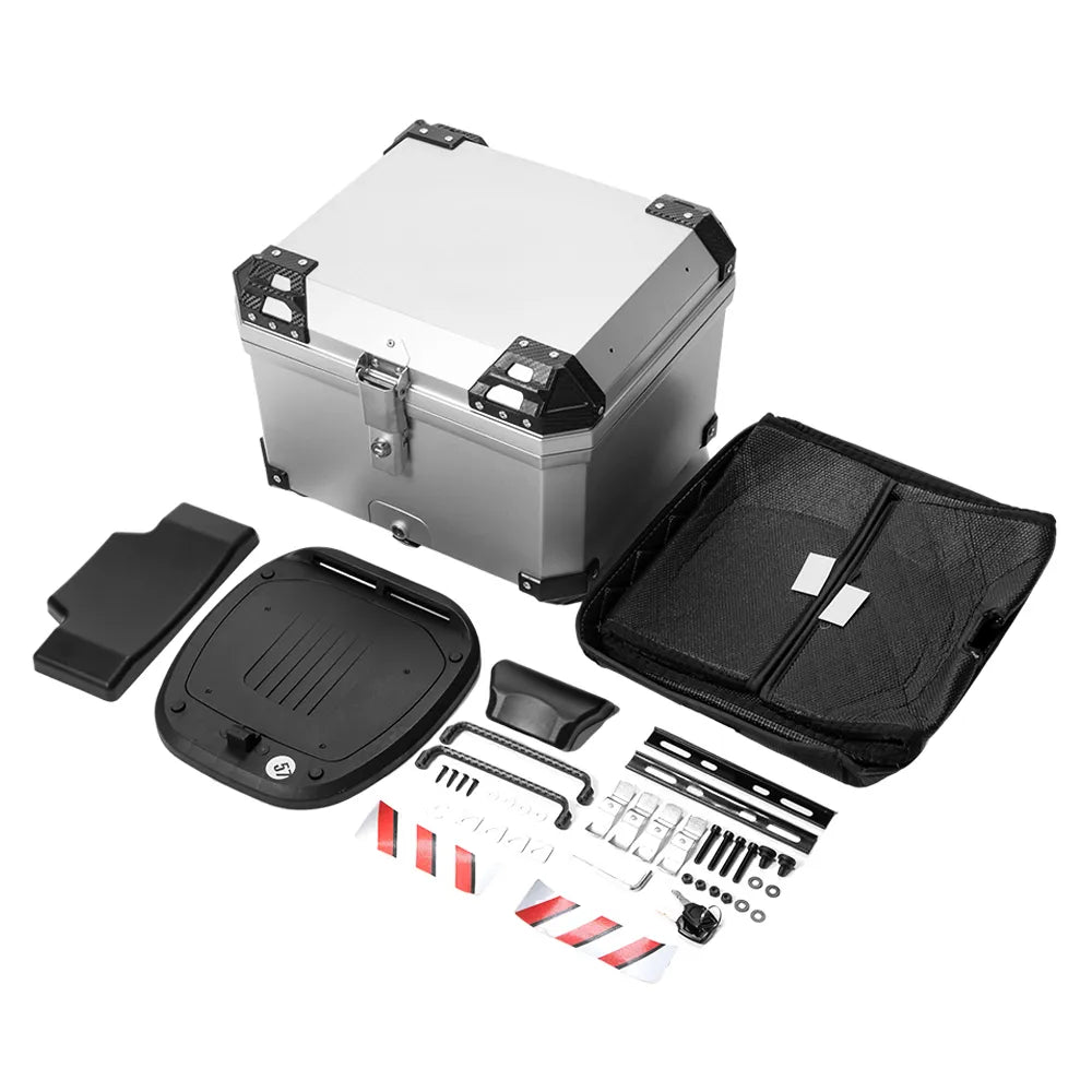 45L Motorcycle Helmet Box Universal Top Tail Rear Luggage Storage Tool Cases Lock For BMW R1200GS R1250GS R1200GS 1200 GS LC ADV  Amaijoin