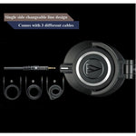 Carregue a imagem no visualizador da Galeria, Original Audio Technica ATH M50X HIFI Earphones Professional Fully Enclosed Monitoring Headphones Foldable Music Game Headset  Amaijoin
