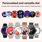 Carregue a imagem no visualizador da Galeria, Fashion Bluetooth Call Smart Watch For Women 100+ Sports Modes Fitness Tracker Camera Music Control IP67 Waterproof Smartwatch  Amaijoin
