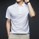 Load image into Gallery viewer, Men&#39;s Fashion Solid Short Sleeved Polo Shirt Summer Breathable Comfortable Top  Amaijoin
