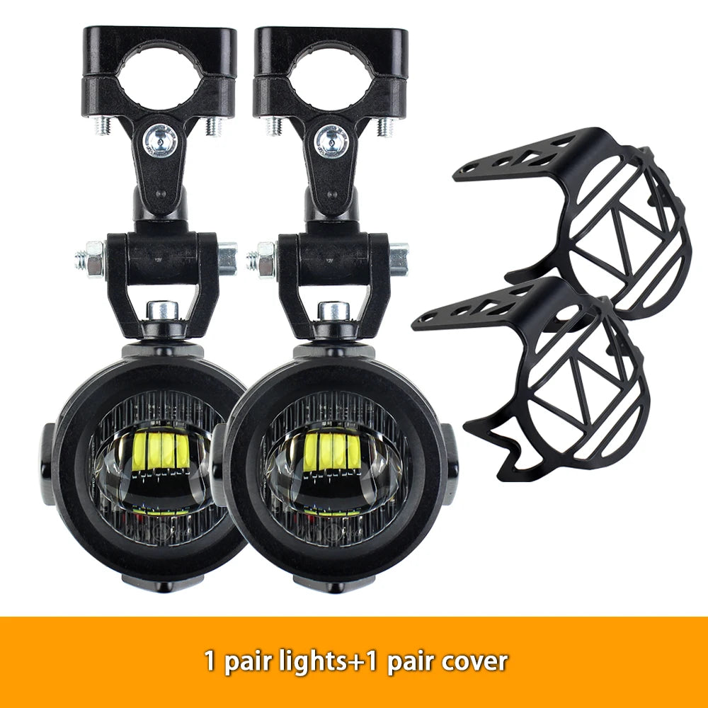 Upgrade Motorcycle fog light Auxiliary Lights Brighter Lamp 40W 6000K for BMW R1200GS F800GS F700GS F650 K1600  Amaijoin