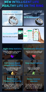 Load image into Gallery viewer, Smart Ring Emotion IOS e Android  Amaijoin
