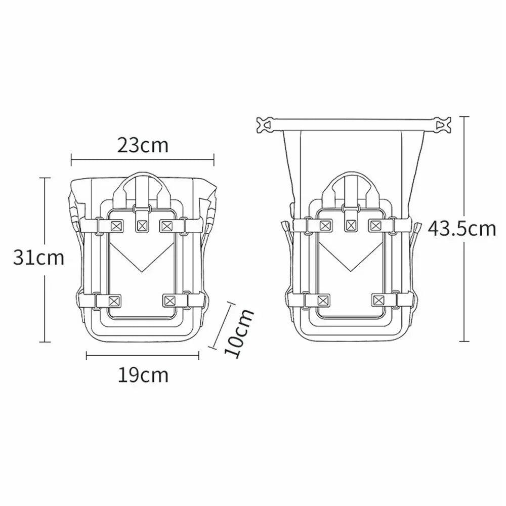 Waterproof Bag Repair Tool Placement Bag For BMW R1200GS HONDA Suzuki DL650 V-Strom Motorcycle Accessories Frame Crash Bars Bag  Amaijoin