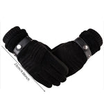 Carregue a imagem no visualizador da Galeria, Touch Screen Winter Warm Men&#39;s Gloves Genuine Leather Casual Gloves Mittens for Men Outdoor Sport Full Finger Glove  Amaijoin
