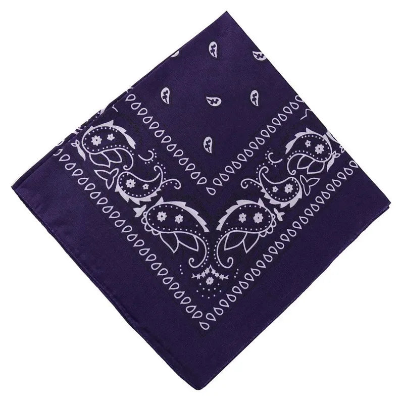 Fashion Bohemian Print Bandana Hair Bands for Women Girls Turban Headband Unisex Square Scarf Handkerchief Hair Accessories  Amaijoin