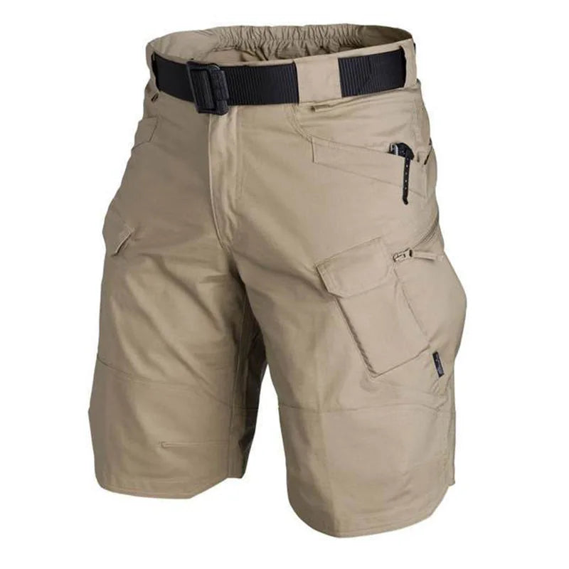 Summer Waterproof Quick Dry Multi-pocket Shorts Men Cargo Shorts Tactical Short Pants Men's Outdoor Clothes Hunting Fishing  Amaijoin