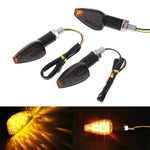 Load image into Gallery viewer, 2pcs 12V/24V Motorcycle Turn Signals Turn Signal Light 14LED Turn Signal Indicator Amber Light Blinker LED turn signal light  Amaijoin
