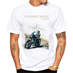 Carregue a imagem no visualizador da Galeria, Super Tenere XTZ 750 1994 Old Classic Riding Tshirts Summer Men Short Sleeve Motorcycle Rider T-Shirt Hip Hop Boy Casual Tees  Amaijoin
