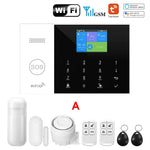 Carregue a imagem no visualizador da Galeria, PGST Residential Tuya Smart Gsm Wifi Alarm System for Home Wireless Security Alarm House Smart Life App Control work with ALexa  Amaijoin
