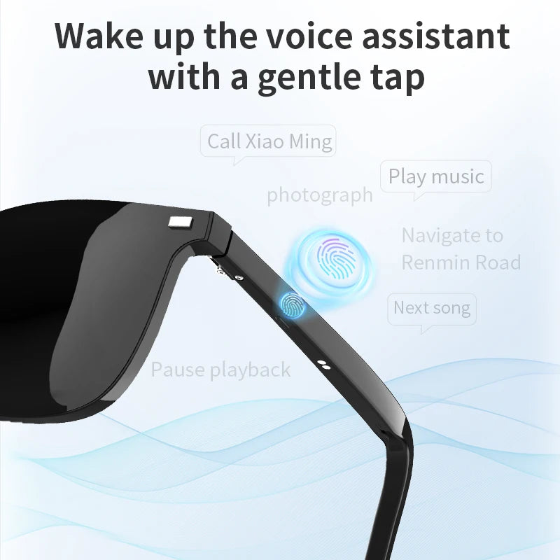 G05 Bluetooth Smart Glasses Voice Call Music Play Remote Control Camera Wireless Bluetooth Headset Waterproof For Men And Women  Amaijoin