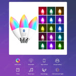 Carregue a imagem no visualizador da Galeria, Tuya E14 Candle Lamps APP Control Smart Bulb Bluetooth WIFI RGB 220V LED Light Dimmable Smart Life Room Home Group Crystal Lamps  Amaijoin
